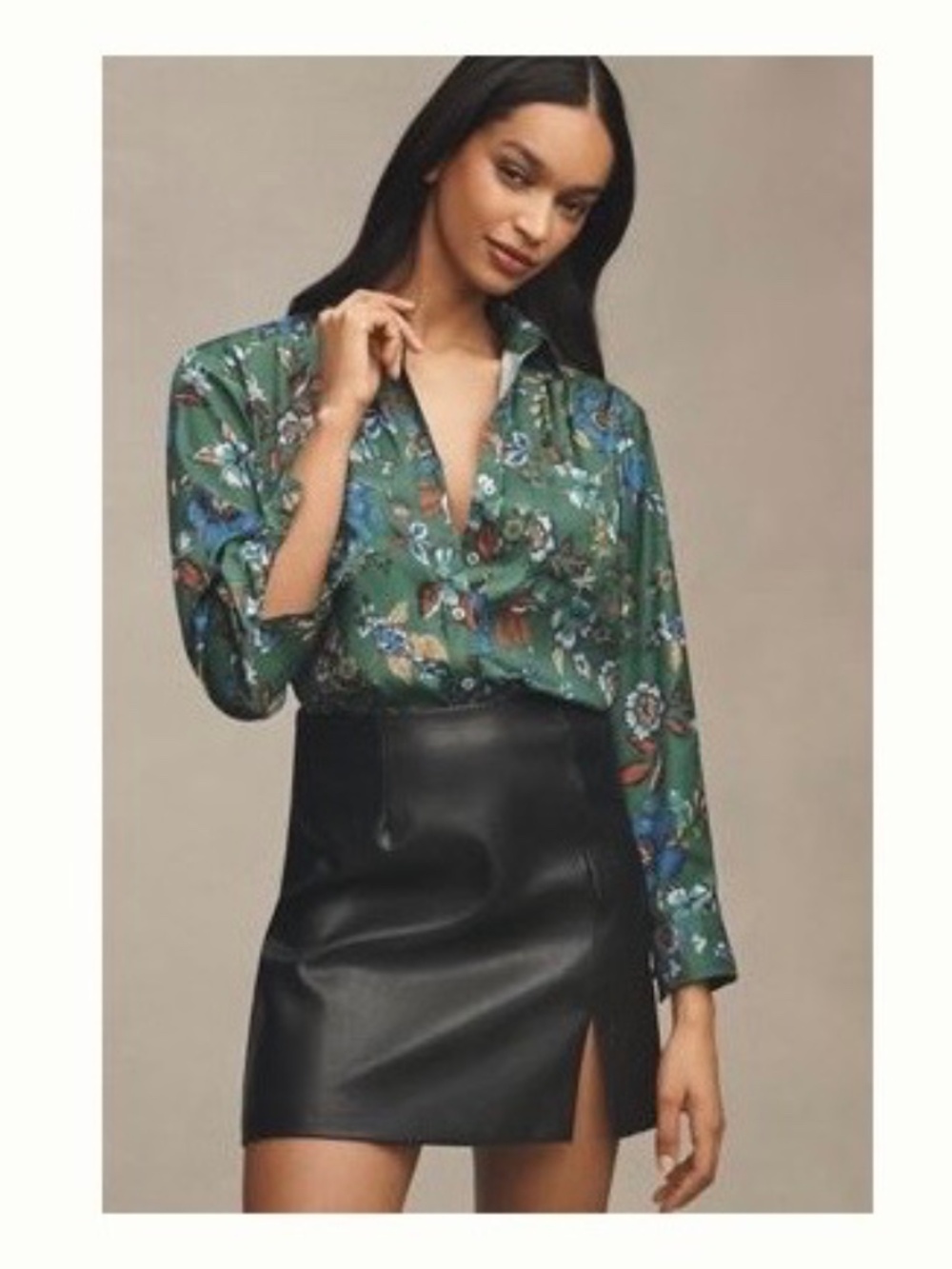 Brielle Relaxed Buttondown Blouse Anthropologie
